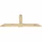 Ekena Millwork Eugene Rough Sawn Timber Gable Bracket, Douglas Fir, 72"W x 30"H x 2"D x 6"F, 10/12 Pitch GBW072X30X0206EUG00RDF - alternate 4